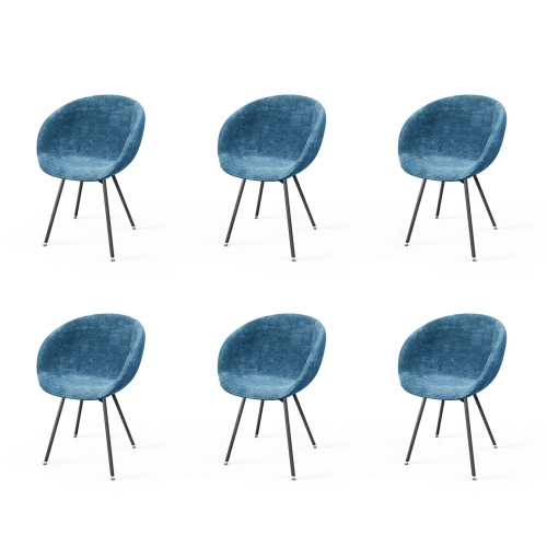 Krzesło KR-501 Ruby Kolory Tkanina Loris 75 Design Italia 2025-2030